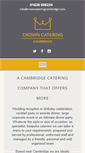 Mobile Screenshot of crowncateringcambridge.com